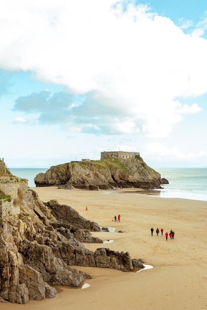 Castle Beach, Tenby, Pembrokeshire, Wales